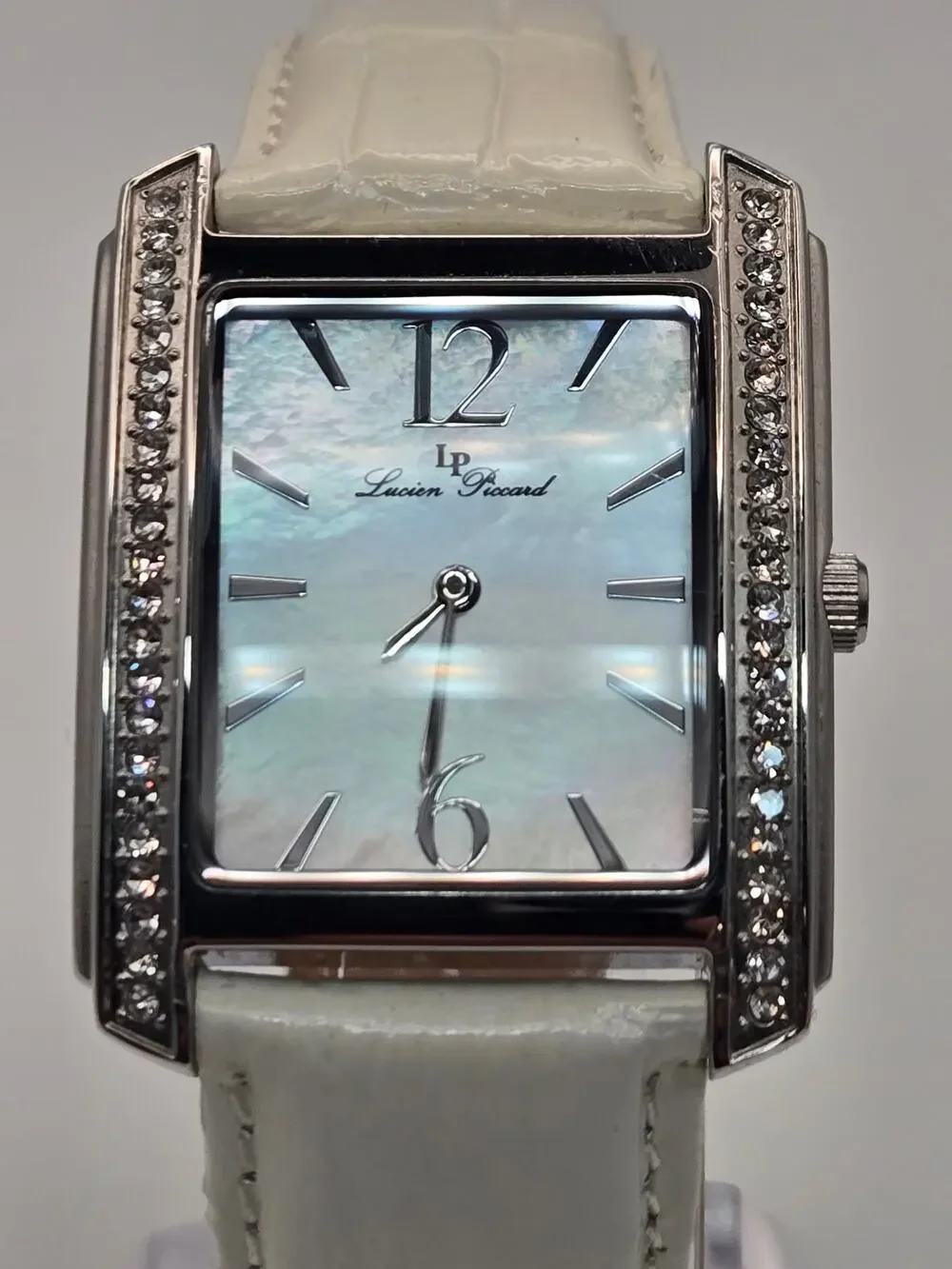 Lucien Piccard Lady's Coca White Dial Crystal Watch
